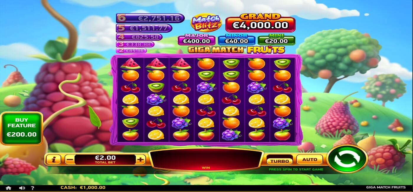 Giga Match Fruits
